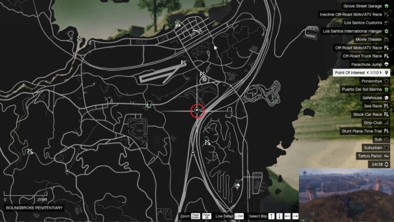 All 50 Stunt Jump Locations In GTA 5 Map Guide GTA XTREME South Of Bolingbroke 768x432 