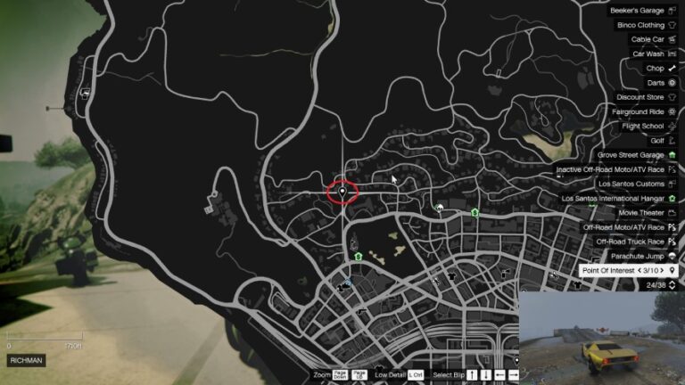 All 50 Stunt Jump Locations In GTA 5 Map Guide GTA XTREME West Uphill In Vinewood Hills 768x432 