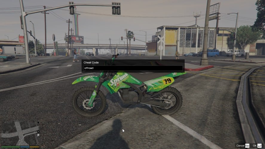 GTA 5 Dirt Bike Cheat