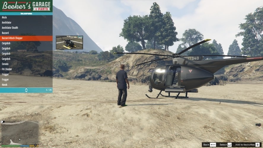 wie man einen Hubschrauber in GTA V spawnen kann
