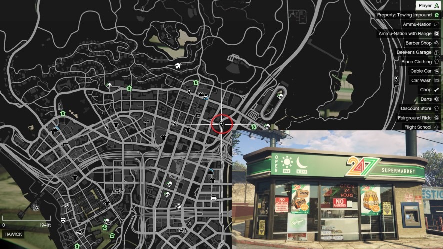 GTA 5 Convenience Store Map (8192x8192px) : r/GrandTheftAutoV