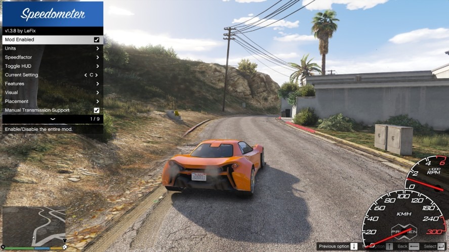 gta v speedometer mod