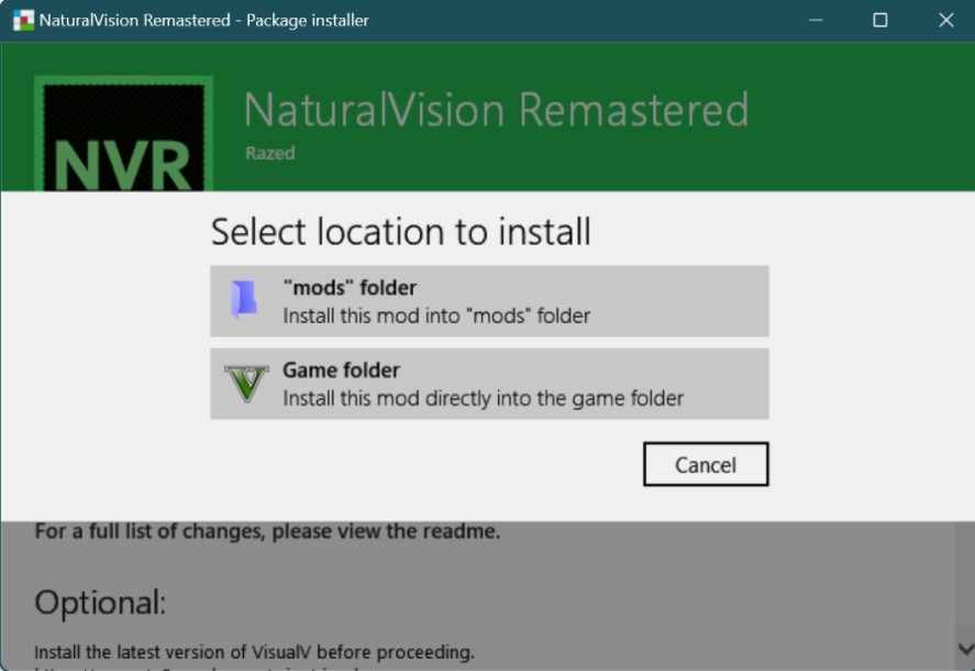install NaturalVision Remastered