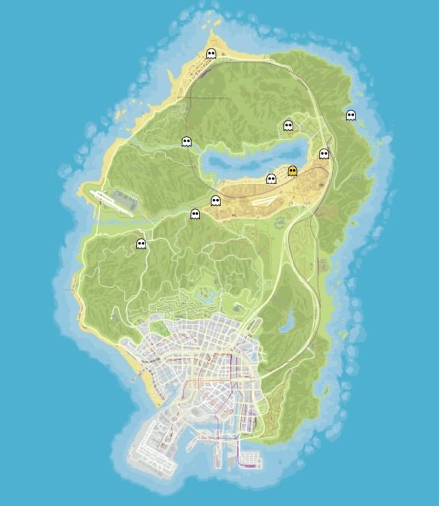 map of all ghost exposed location