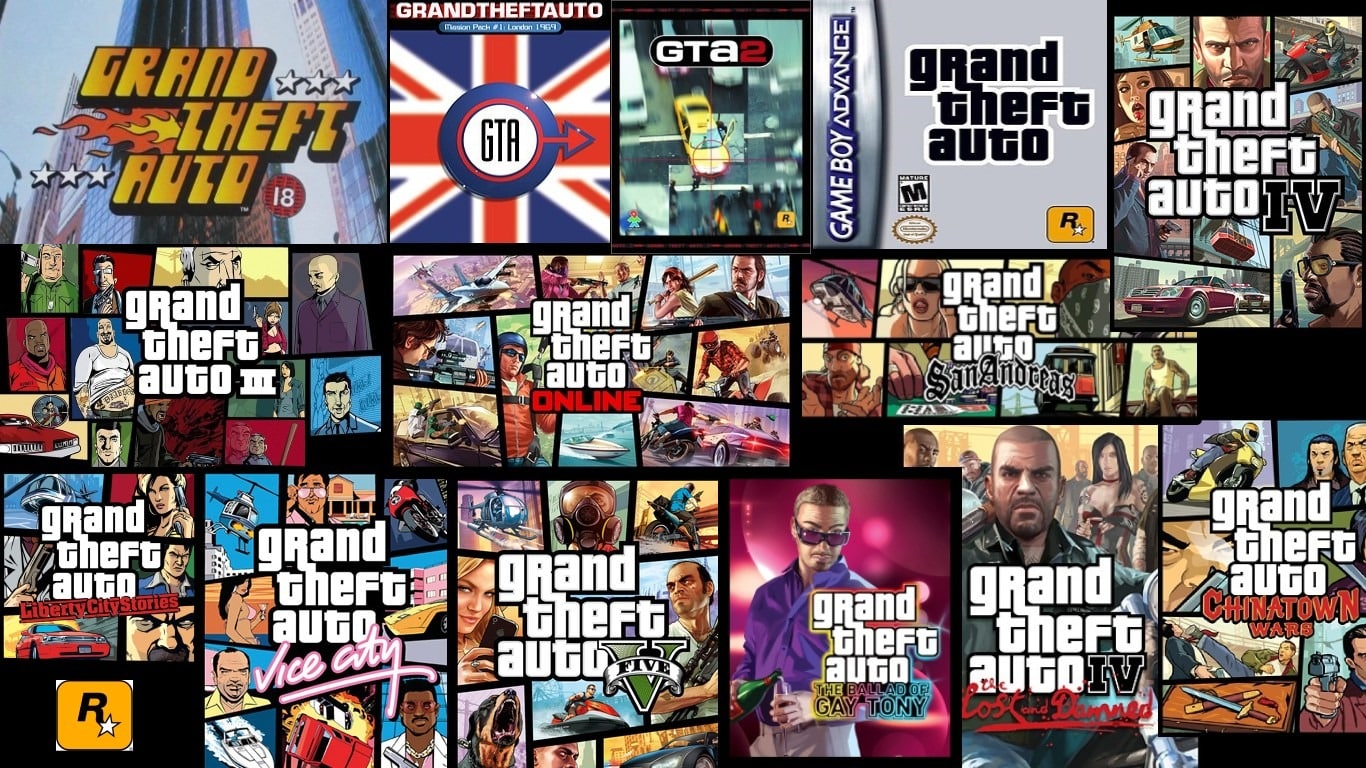 GTA games in order, Release and story timeline