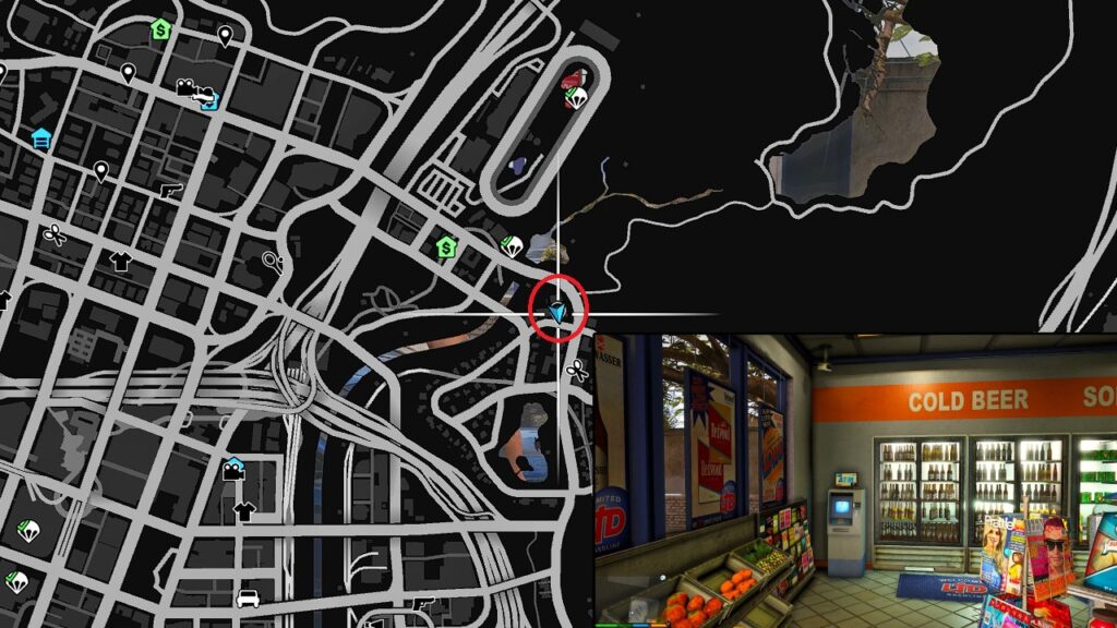 A standing ATM can be found inside an LTD Gasoline located on West Mirror Drive
