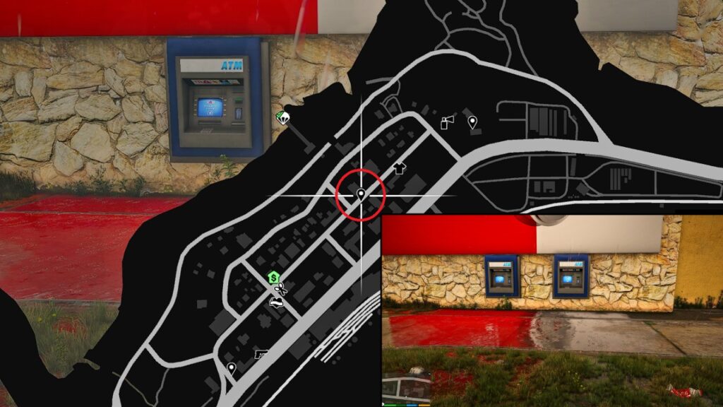 2 ATMs outside the Blaine County Savings Bank on Cascabel Avenue, Paleto Bay