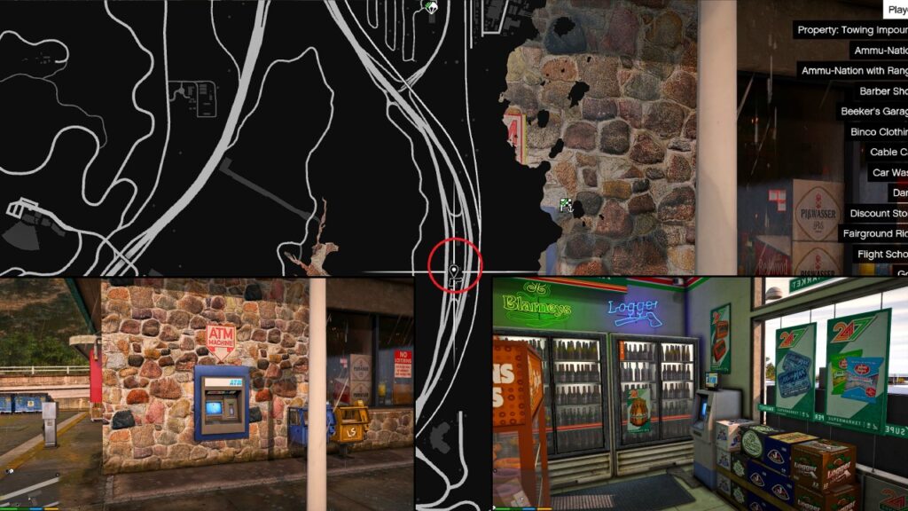 New Map - Snacks, Drink Machines, ATMs (notes in comments) : r/gtaonline