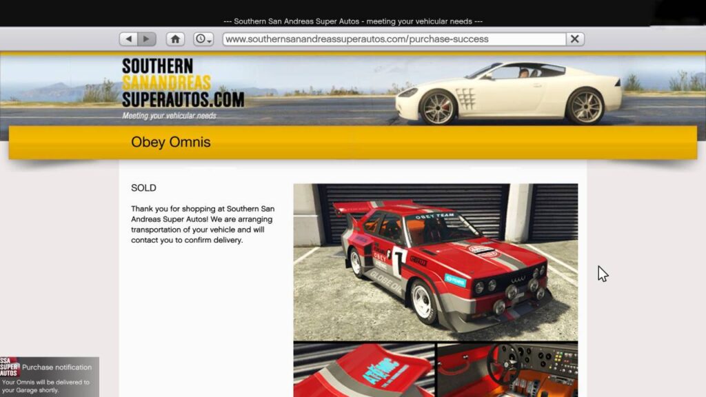 Kostenloses Fahrzeug in GTA Online erhalten