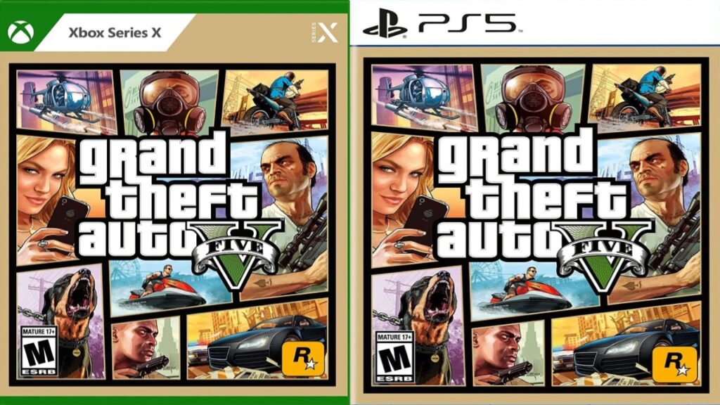 GTA 5 Xbox Series X/S und PS5 Cover