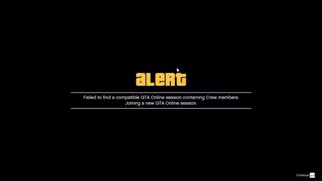 Zugriff auf GTA Online über "Crew Member" Sitzung