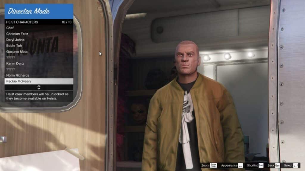 Packie's Auftritt im GTA 5 Director Mode.