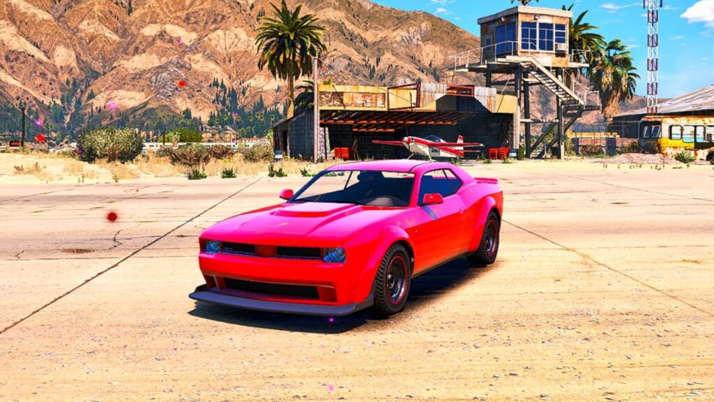 The Bravado Gauntlet Hellfire in GTA Online.