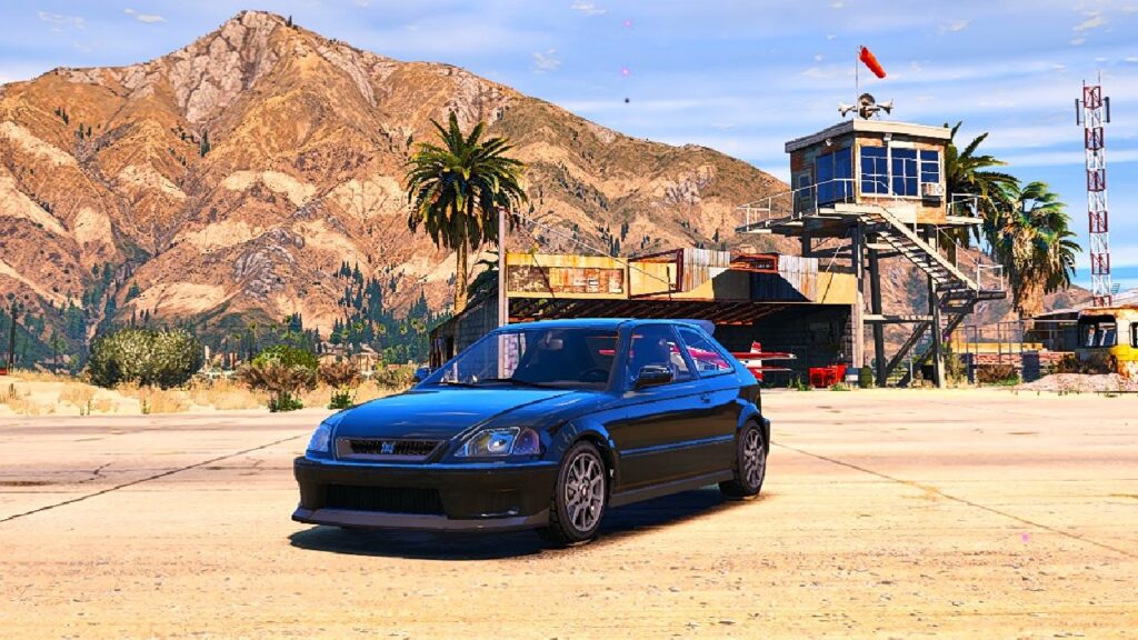 The Dinka Blista Kanjo in GTA Online.