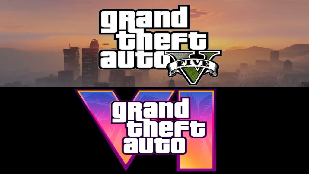 GTA 5 and GTA 6 logo