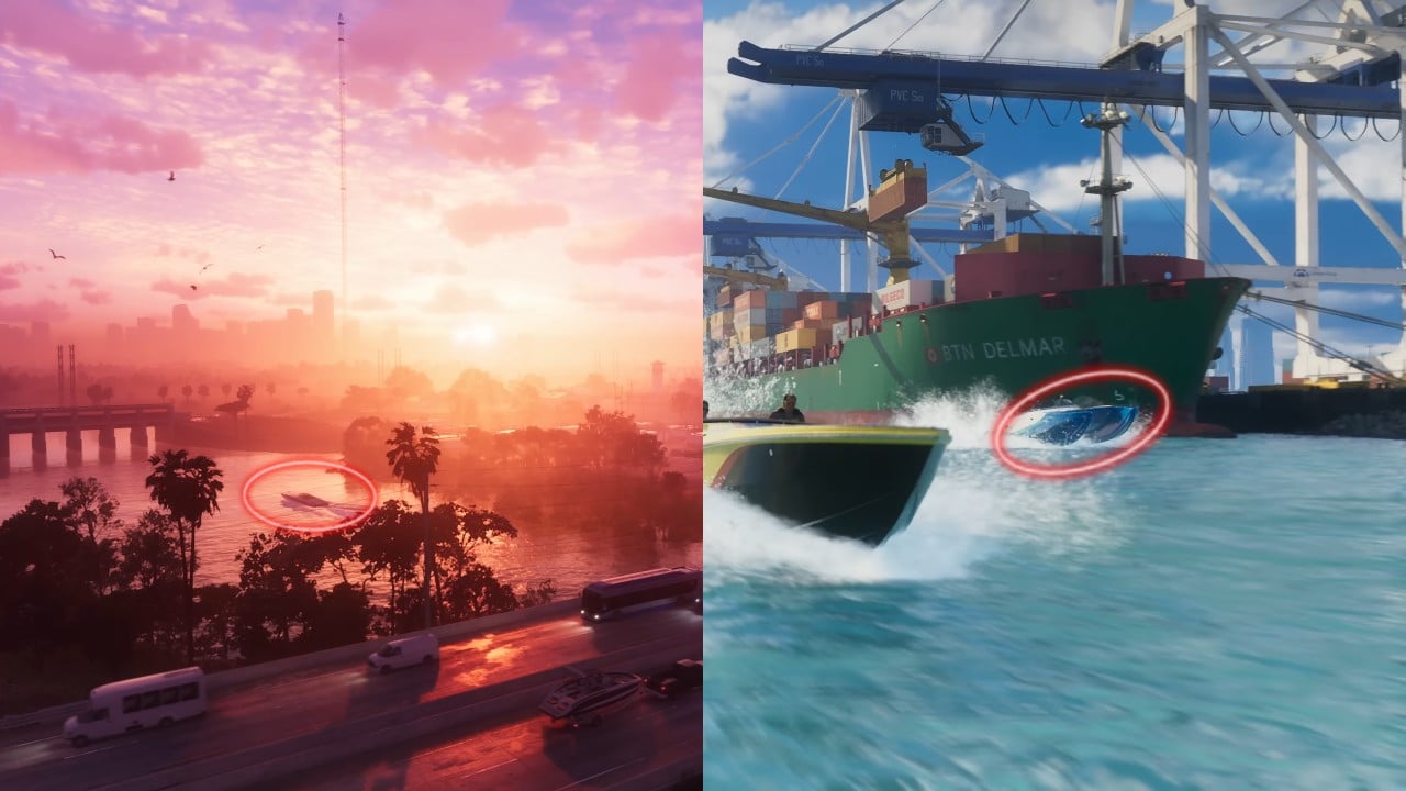 All 34 New Vehicles In The GTA 6 Trailer GTA XTREME GTA 6 Trailer Unknown Catamaran Boat 