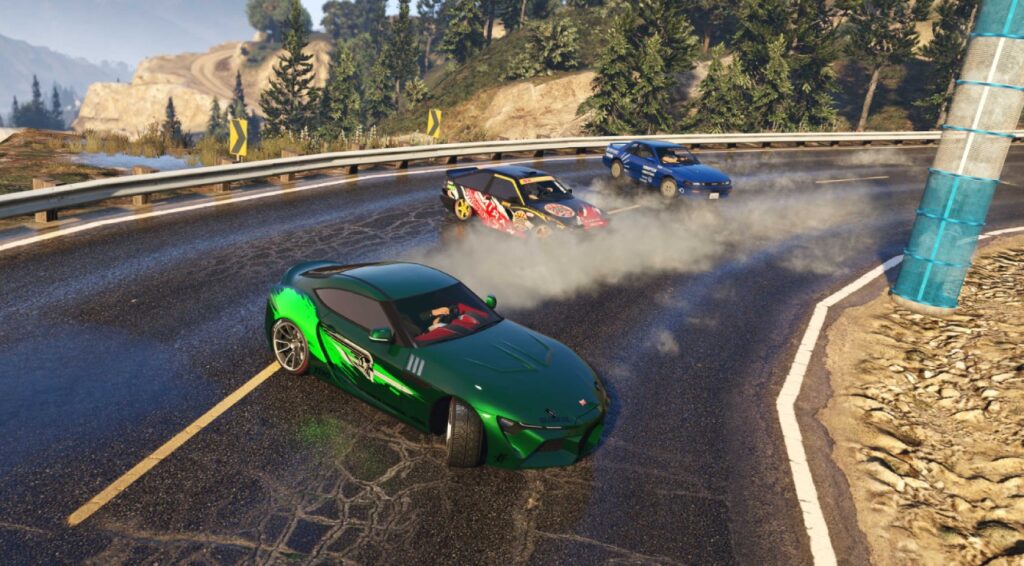 Racing in the new update