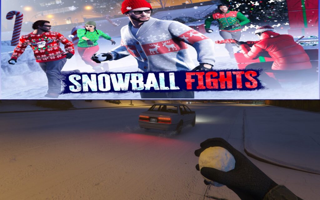 GTA Online neues Ereignis: Schneeballschlacht