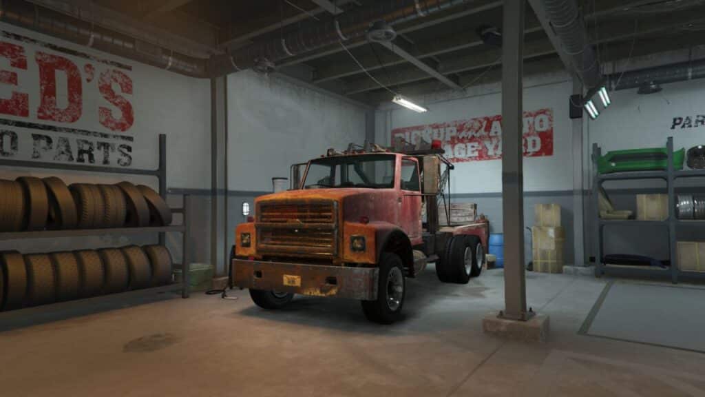 The Tow Truck Beater in GTA Online.