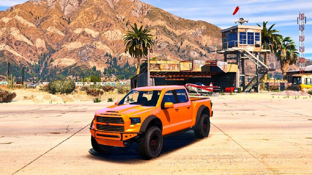 The Vapid Caracara 4x4 in GTA Online.
