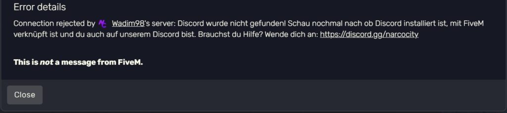 Der "Discord wurde nicht gefunden" Fehler