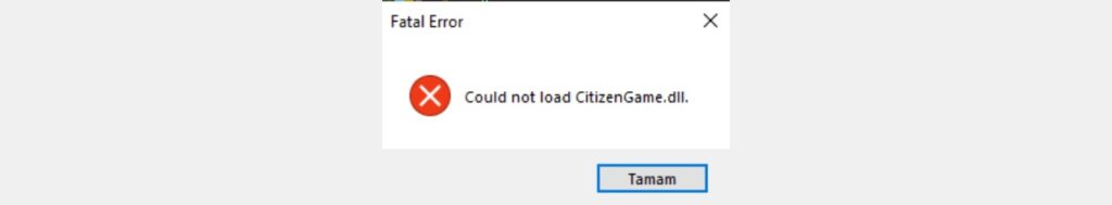 Der "Could Not Load CitizenGame.dll" Fehler