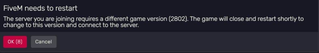 The "The Server You Are Joining Requires A Different Game Version" Error