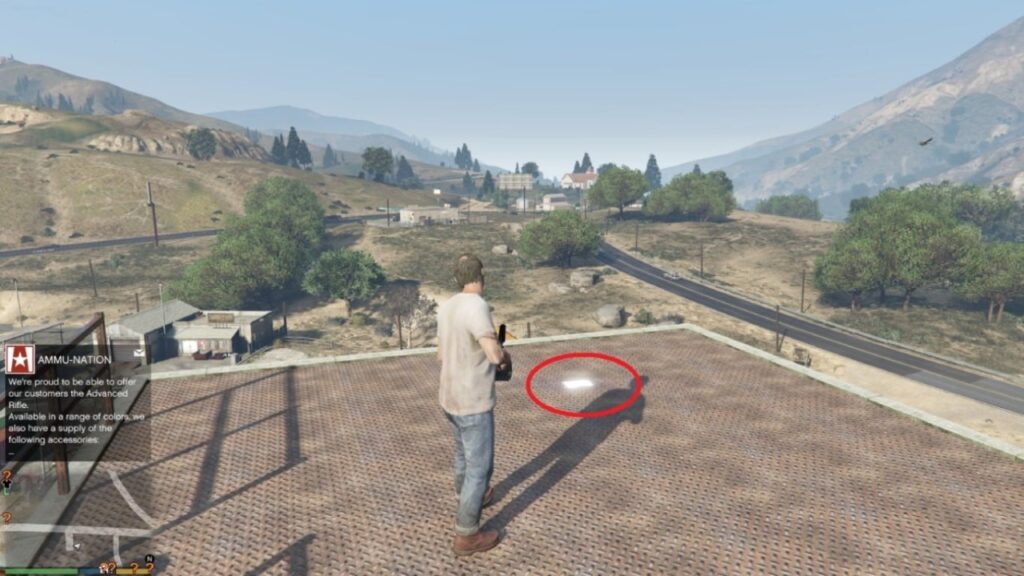 Collecting the scrap letter in GTA 5