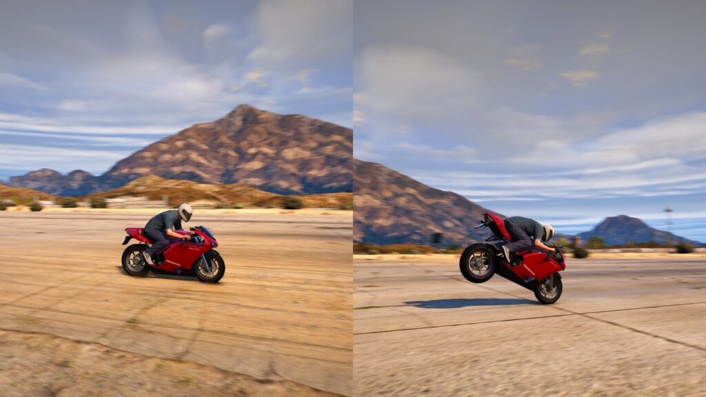 den Stoppie in GTA 5 ausführen 