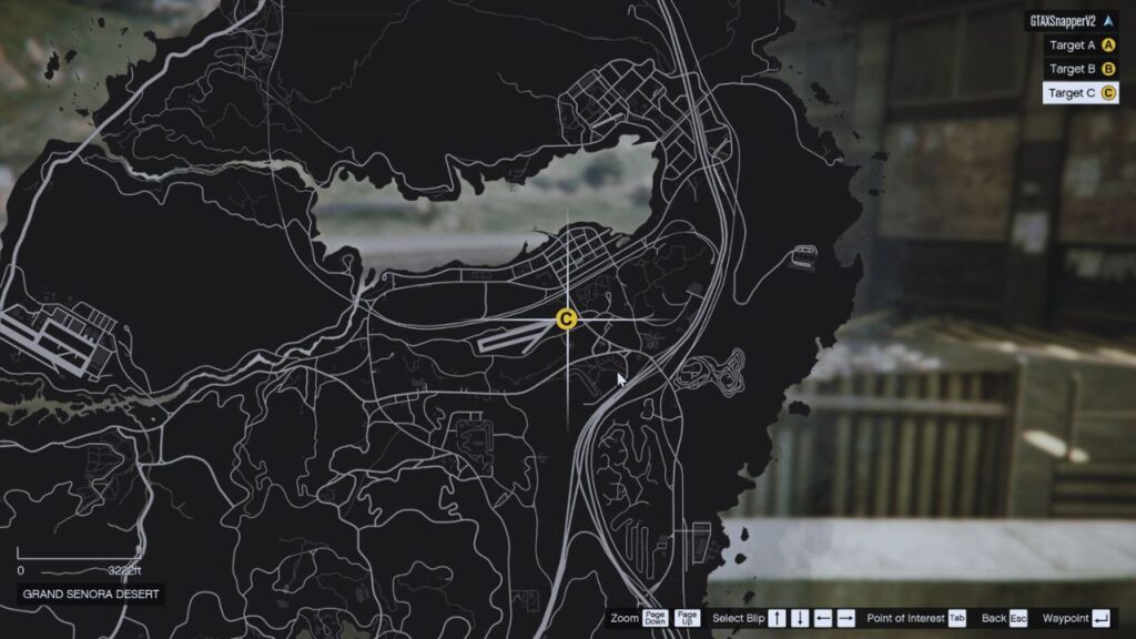 In-game GTA Online Kartenposition von Merryweather.
