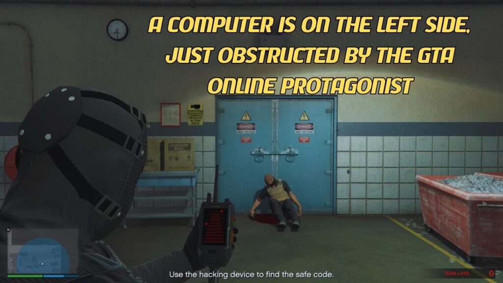 Du als GTA Online Protagonist findest den Code mit deinem Hacking-Gerät.