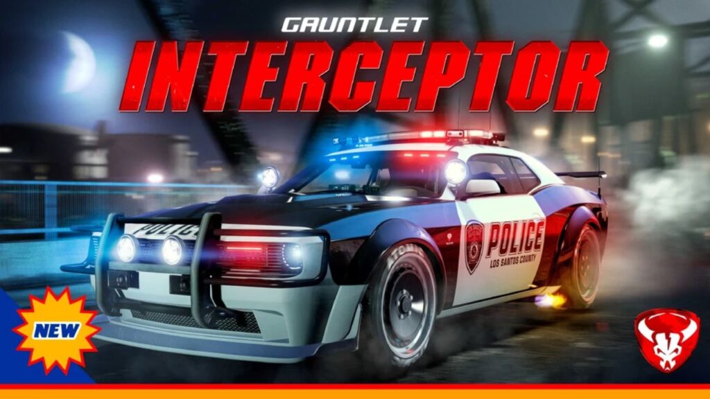 The Bravado Gauntlet Interceptor in GTA Online.