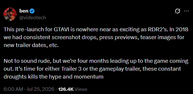 gta 6 insider disapppointed 2